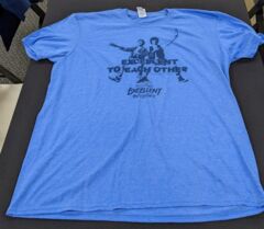 Bill & Ted's Excellent Adventure: Be Excellent To Each Other: Gildan T-Shirt: Size XL